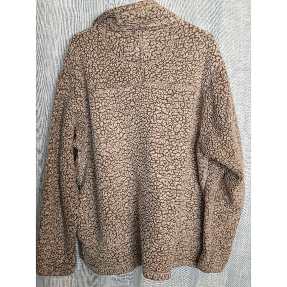 Women's Alpine Sherpa Pullover XXL Brown - Picture 5 of 5
